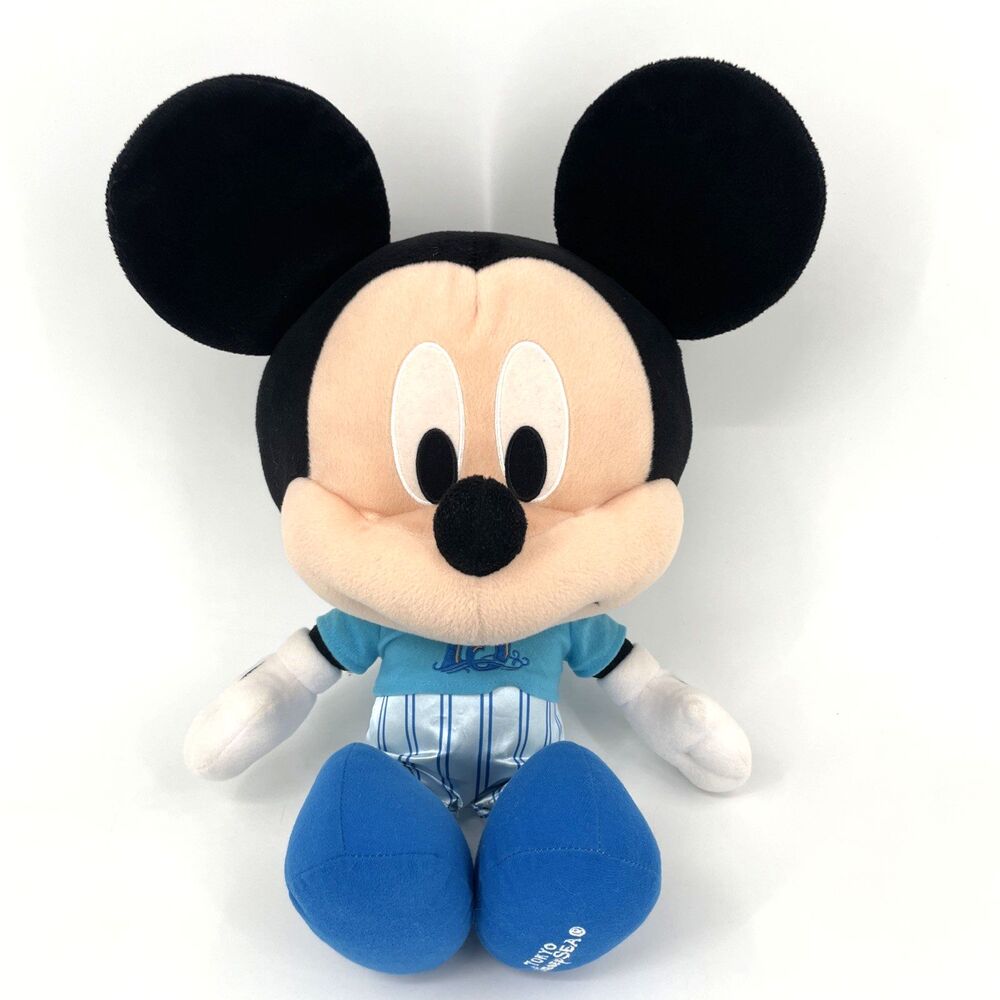 Tokyo Disney Sea 15th Anniversary Mickey Mouse Large Plush Stuffed Big Head 21"